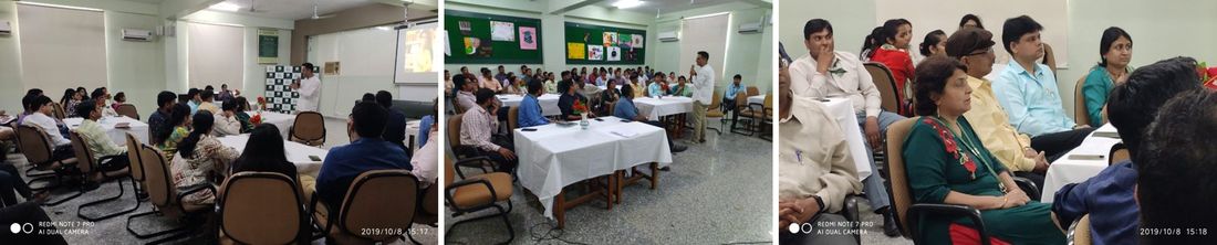 Dr. B Lal Institute of Biotechnology leadership session, October 2019 — three moments from the founding engagement