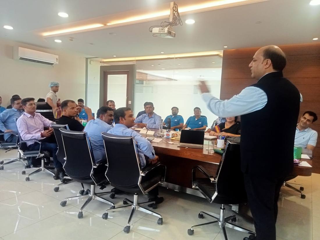 Leadership workshop in progress