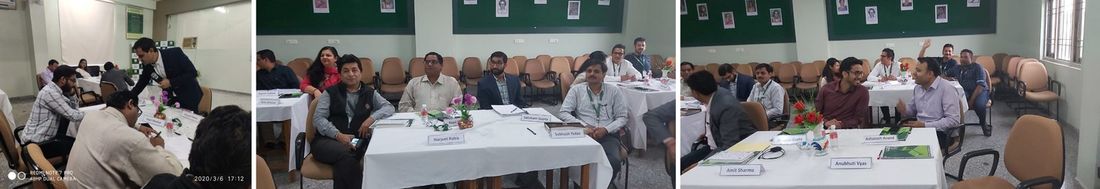 Ybiance session at Dr. B Lal Institute of Biotechnology, March 2020 — named participants Kapil Mathur, Harjeet Ratra, Saksham Gupta, Subhash Yadav, Sankalp Gupta, Ashutosh Anand
