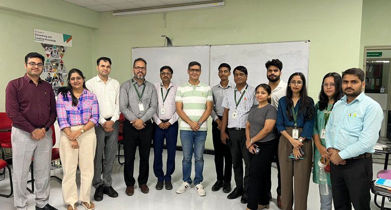 Ybiance team with Dr. B Lal Institute staff